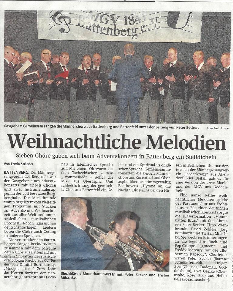 K1024 Adventskonzert MGV Battenberg 01 Dez 2018